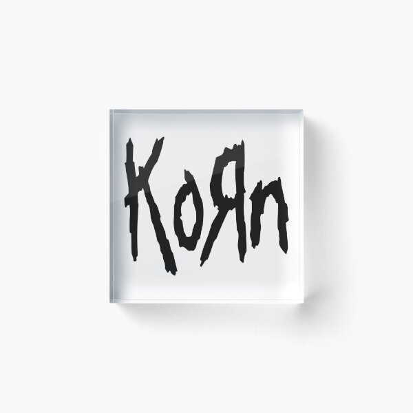 Logo Black Glossy Acrylic Block