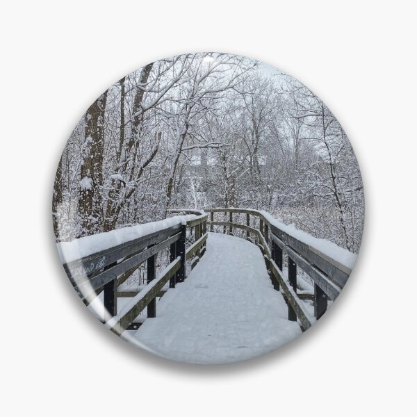 Item preview, A snow covered bridge designed and sold by ClarissaFlora.