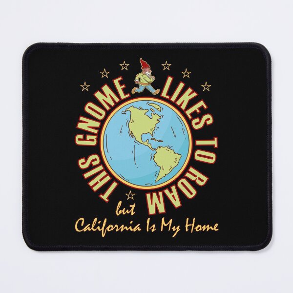 Item preview, California Traveler Gnome Likes to Roam designed and sold by artfulnotebook.