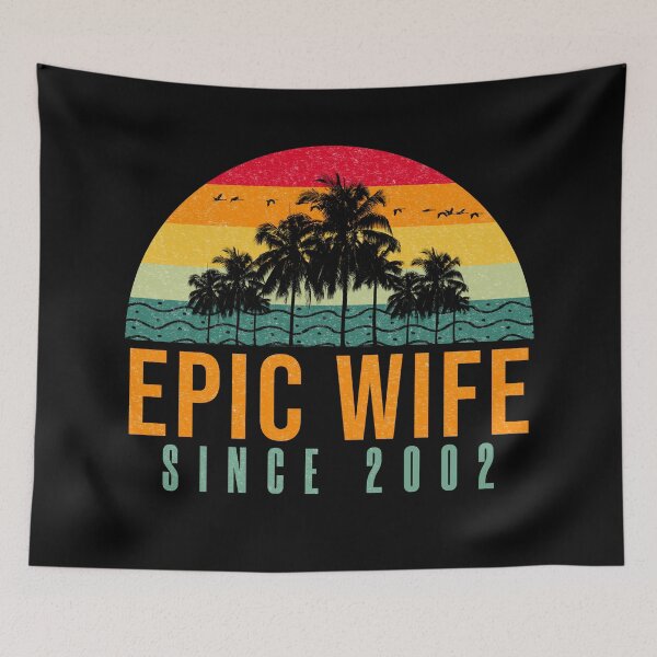 Item preview, Epic Wife Since 2002 - Funny 20th wedding anniversary gift for her designed and sold by PlusAdore.