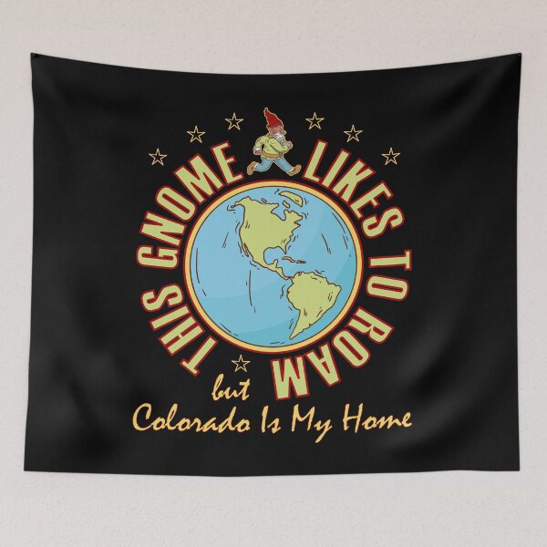 Item preview, Colorado Traveler Gnome Likes to Roam designed and sold by artfulnotebook.