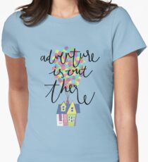 Adventure is out there Women's Fitted T-Shirt