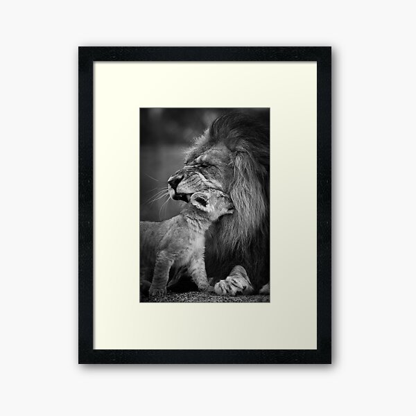 Love you dad Framed Art Print