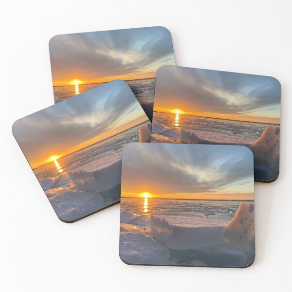 Item preview, Huge pieces of ice and a sunset designed and sold by ClarissaFlora.