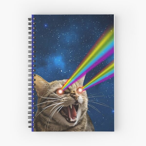 Item preview, Angry Cat Shooting Lasers out of Eyes designed and sold by MorningFive.