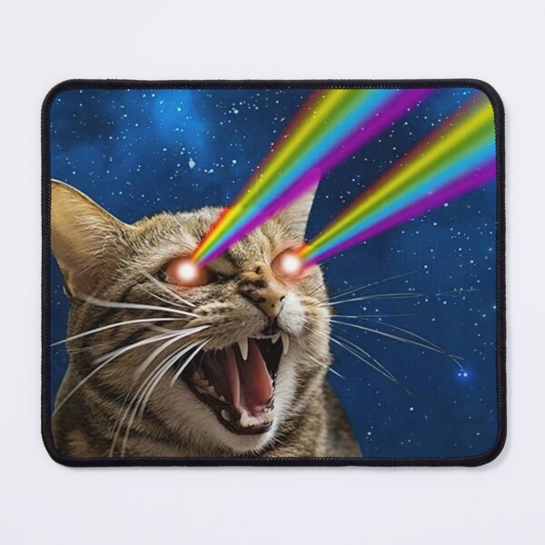 Item preview, Angry Cat Shooting Lasers out of Eyes designed and sold by MorningFive.