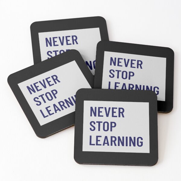 Item preview, Never Stop Learning designed and sold by designlee.