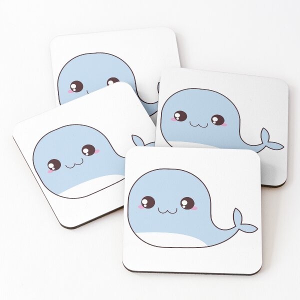 Item preview, kawaii cute whale | designed and sold by mochipath.