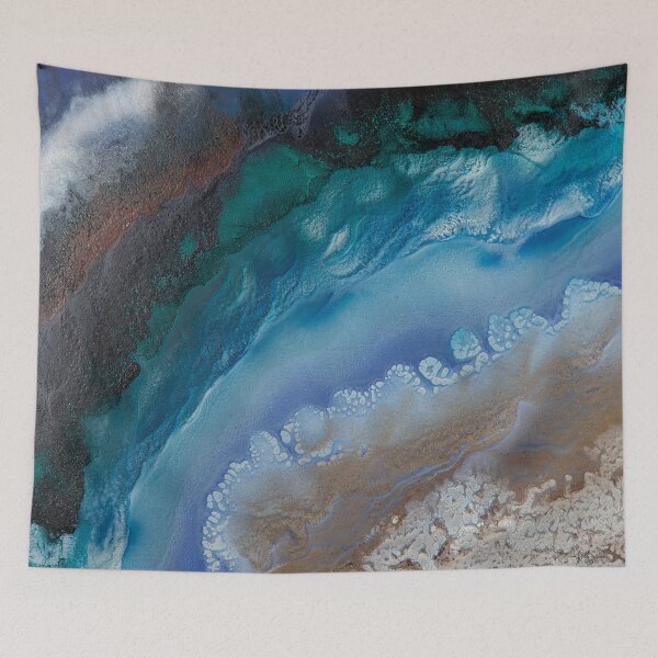 Item preview, Glacial (Fluid art on canvas) designed and sold by David Pringle.