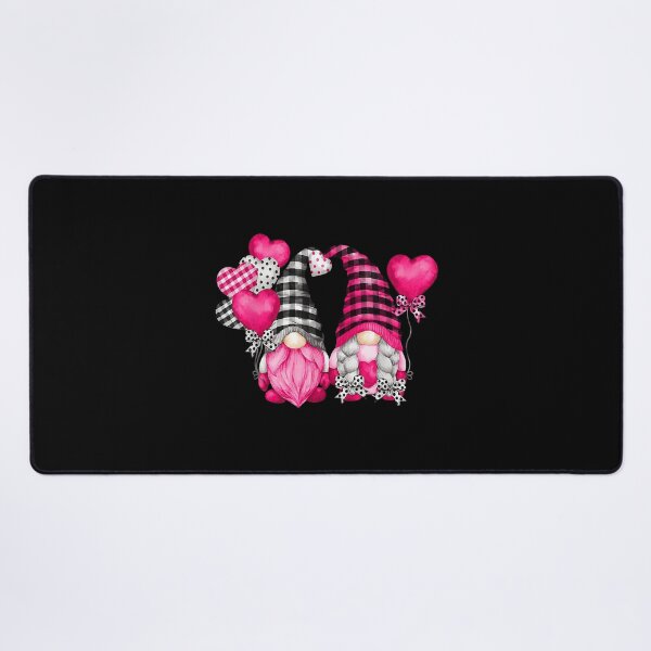 Item preview, Valentines Day Gnome - Pink Buffalo Plaid And Heart Balloons designed and sold by RobertJason.