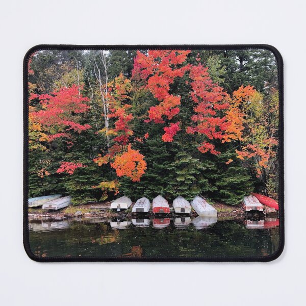 Item preview, Canoes at Algonquin Park during autumn designed and sold by ClarissaFlora.