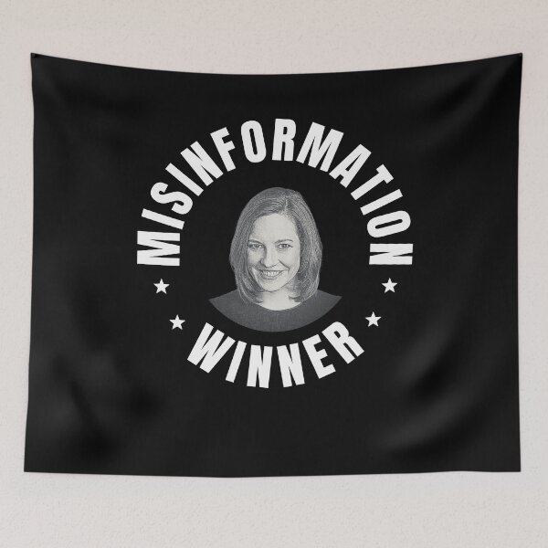 Item preview, Desinformación Ganador Jen Psaki Secretaria de prensa de la Casa Blanca Meme divertido designed and sold by S-JDesigns.