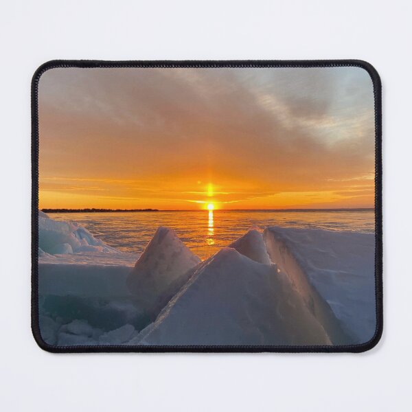 Item preview, Sunset along Lake Simcoe and ice sculptures designed and sold by ClarissaFlora.