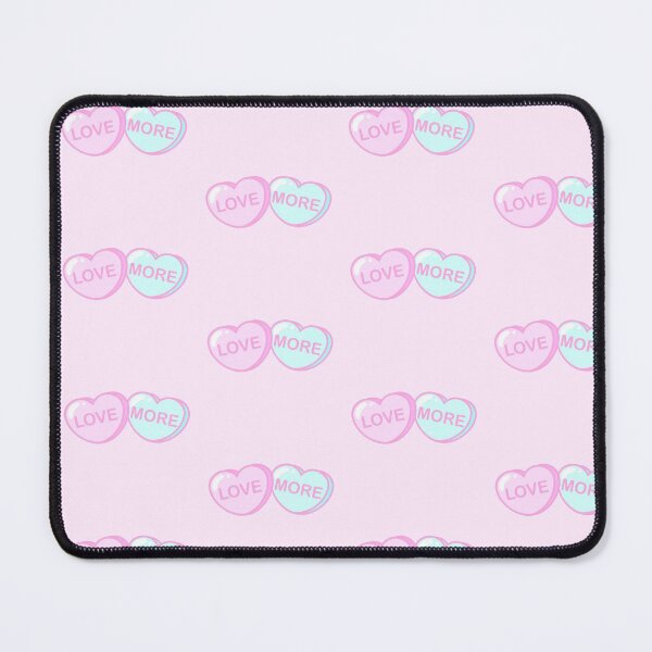 Item preview, Love More Candy Hearts Pink designed and sold by Mizzfiend.
