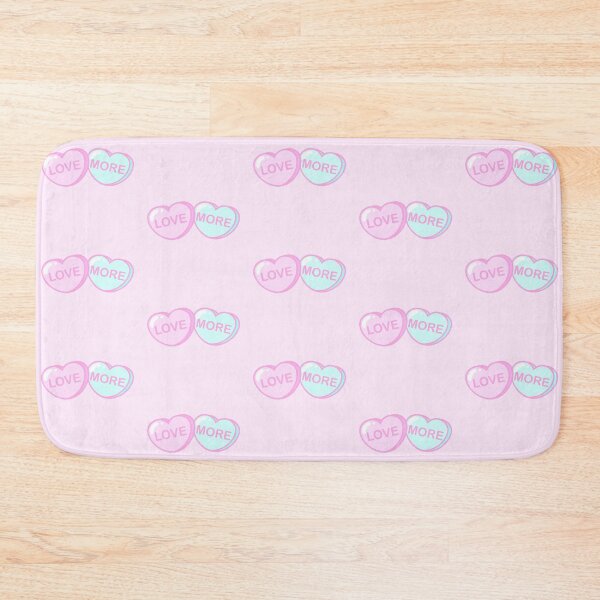 Item preview, Love More Candy Hearts Pink designed and sold by Mizzfiend.