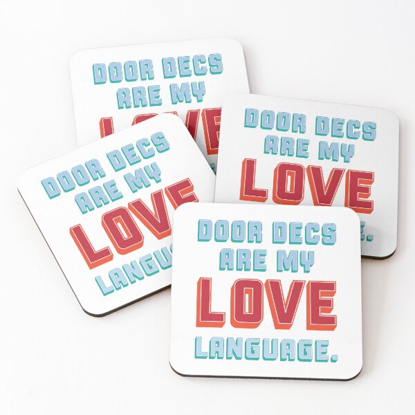 Item preview, Door Decs Are My Love Language designed and sold by LundyLab.
