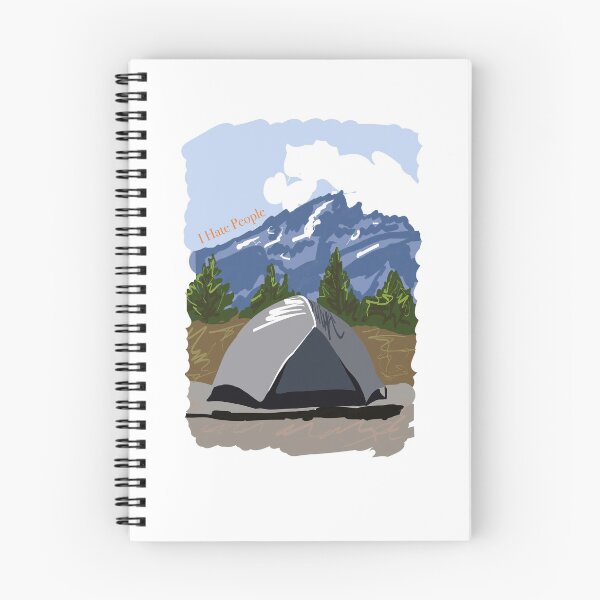 Item preview, I Hate People Camping  designed and sold by MalignWineArt.