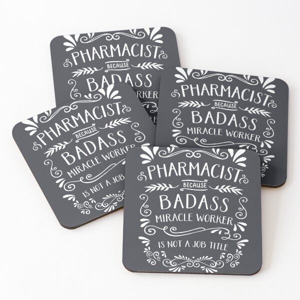 Item preview, Pharmacist Because Badass Miracle Worker Is Not A Job Title Funny Quotes designed and sold by cation-studio.