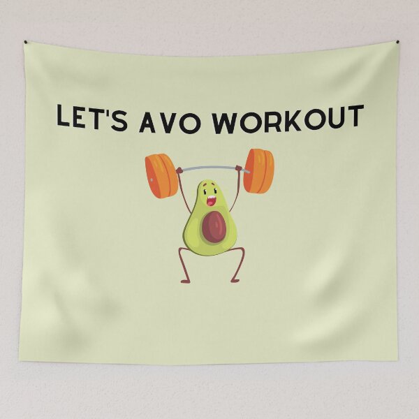 Item preview, Let's Avo workout - barbell 1 designed and sold by rgsblo.