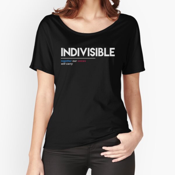 Item preview, Indivisible T-Shirt: Together Our Voices Will Carry designed and sold by BootsBoots.