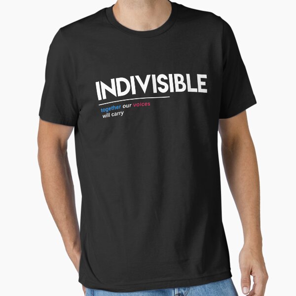 Item preview, Indivisible T-Shirt: Together Our Voices Will Carry designed and sold by BootsBoots.