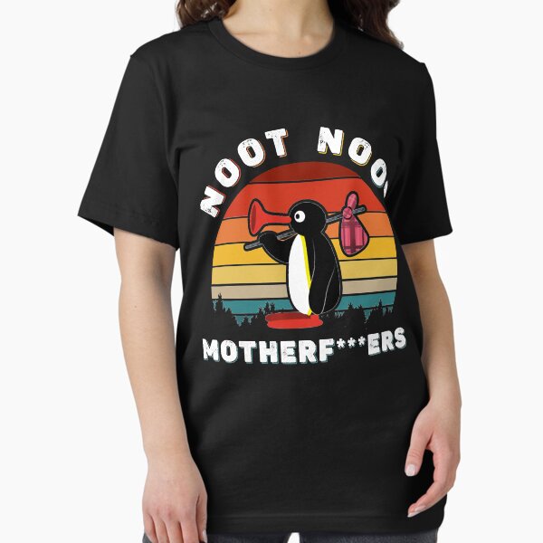 Vista previa del artículo con la obra «Camiseta clásica Noot Noot Pingu Shirt Noot Meme Gift, Pingu Noot Noot Motherf», diseñado y vendido por TaraBrown6.