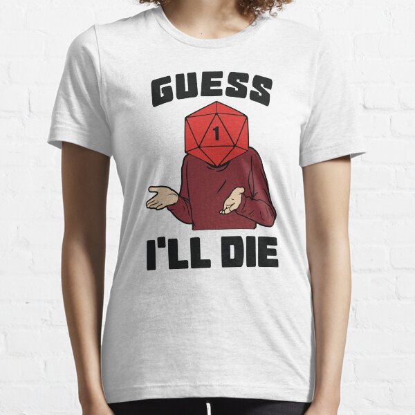 Item preview, GUESS I'LL DIE D20 DIE designed and sold by seliemc.