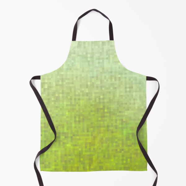 Item preview, graphic design geometric pixel square pattern abstract in green designed and sold by Mrvell.