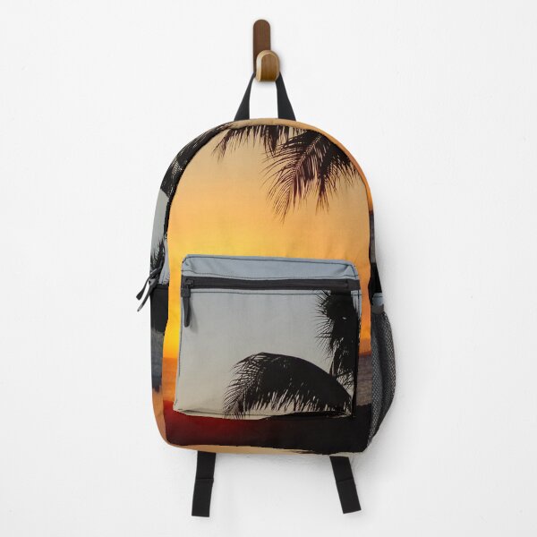 Item preview, Palm Tree On The Beach - Tropical Palm Tree Sunset designed and sold by Delandor.