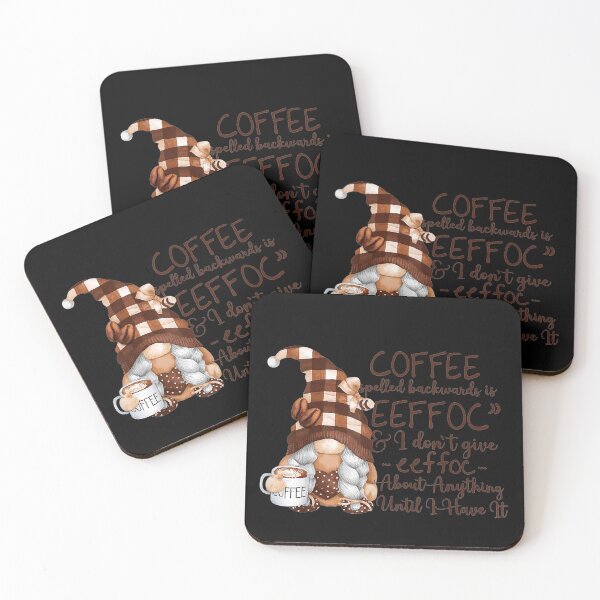 Item preview, Coffee Spelled Backwards Is Eeffoc Funny Coffee Gnome designed and sold by jasiahsophie64.