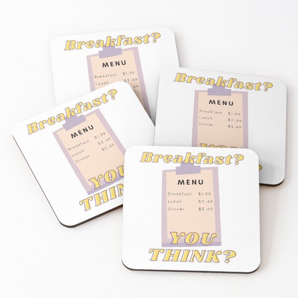 Item preview, My Cousin Vinny Breakfast Menu designed and sold by mschubbybunny.