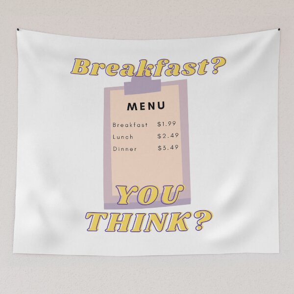 Item preview, My Cousin Vinny Breakfast Menu designed and sold by mschubbybunny.
