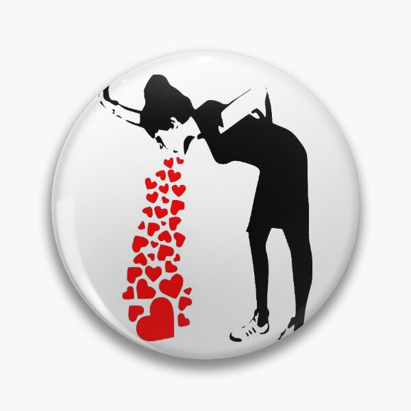 Item preview, Love Sick Banksy stencil designed and sold by gtcdesign.