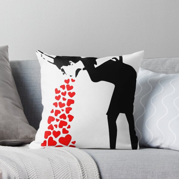 Vista previa del artículo con la obra «Plantilla de Banksy enfermo de amor», diseñado y vendido por gtcdesign.