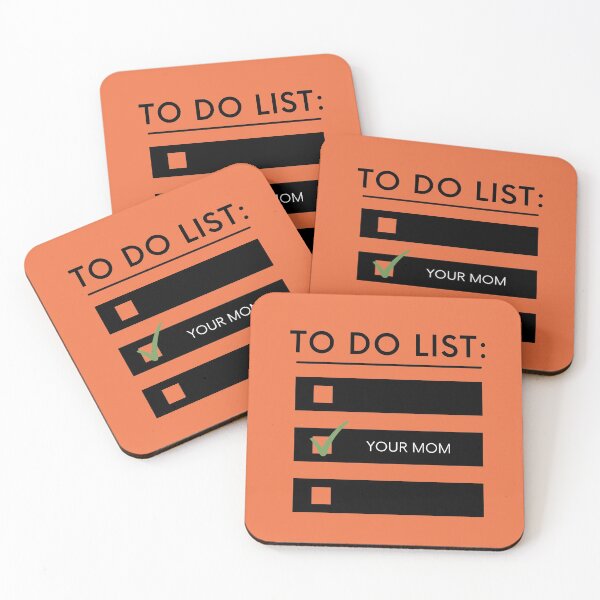 Item preview, FUNNY TO DO LIST: YOUR MOM designed and sold by successmom.