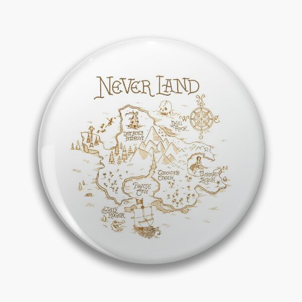 Item preview, Never Land Map  designed and sold by HostetlerRonald.