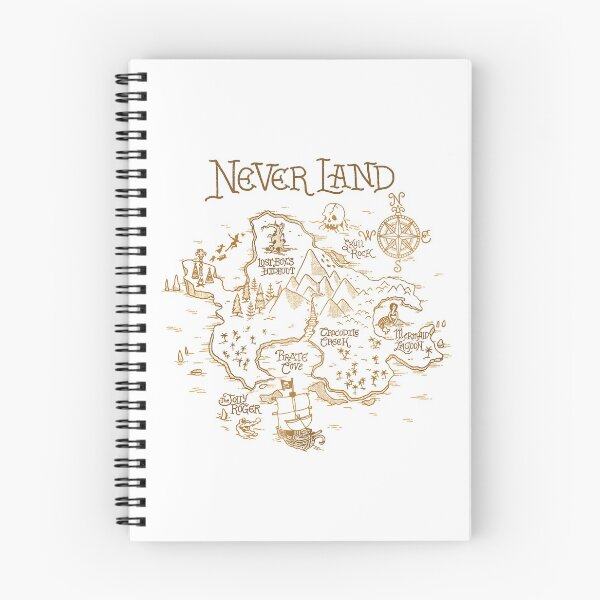 Item preview, Never Land Map  designed and sold by HostetlerRonald.