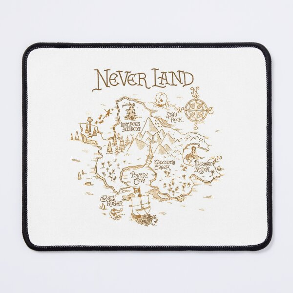 Item preview, Never Land Map designed and sold by HostetlerRonald.