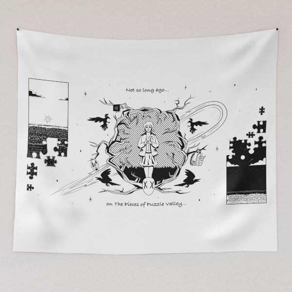 Item preview, Puzzle Valley Tapestry designed and sold by GimmicsRipoff.