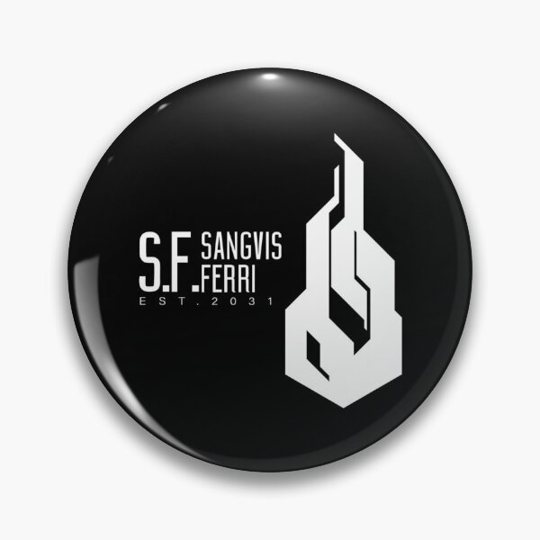 Item preview, Sangvis Ferri insignia - white with text   designed and sold by FEICorp.