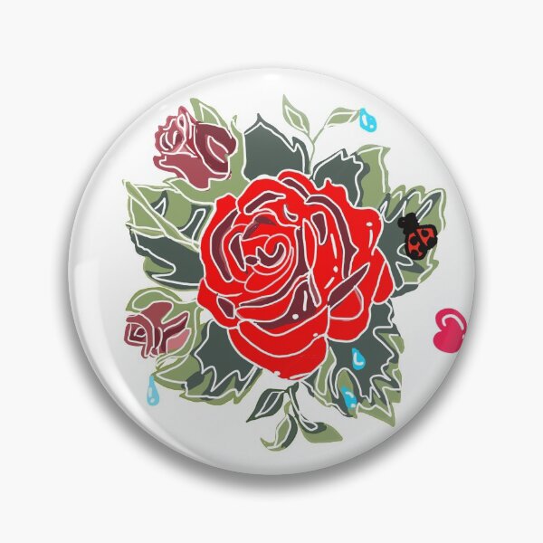 Item preview, Roses, Insects, and Korean letters designed and sold by shiningdream.