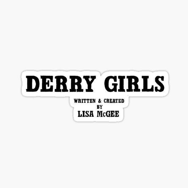 Vista previa del artículo con la obra «Secuencia de títulos de Derry Girls», diseñado y vendido por palmea1.
