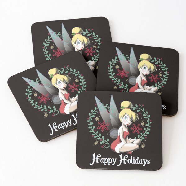 Item preview, Tinkerbelll Happy Holidays Graphic designed and sold by HostetlerRonald.