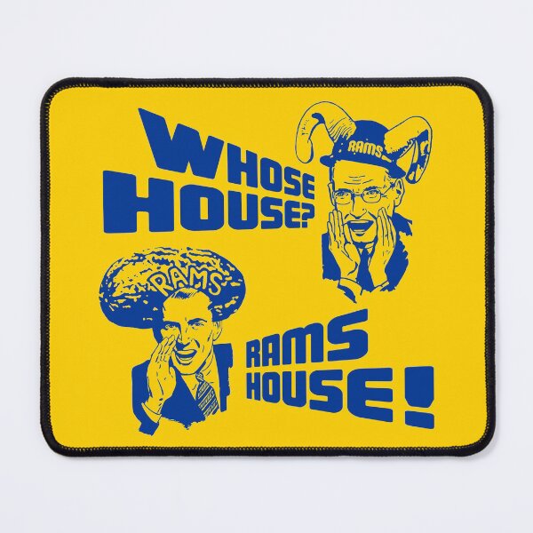 Item preview, Whose House with Rams Hats designed and sold by Ramheart.
