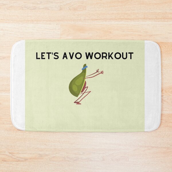 Item preview, Let's Avo workout - air squat designed and sold by rgsblo.