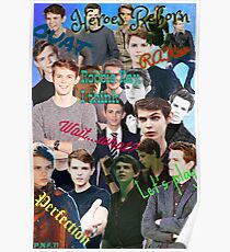 Robbie Kay collage Poster