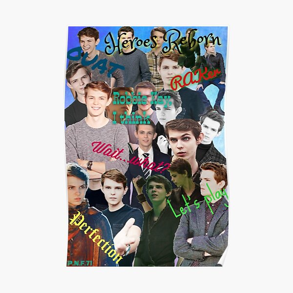 Robbie Kay collage Poster