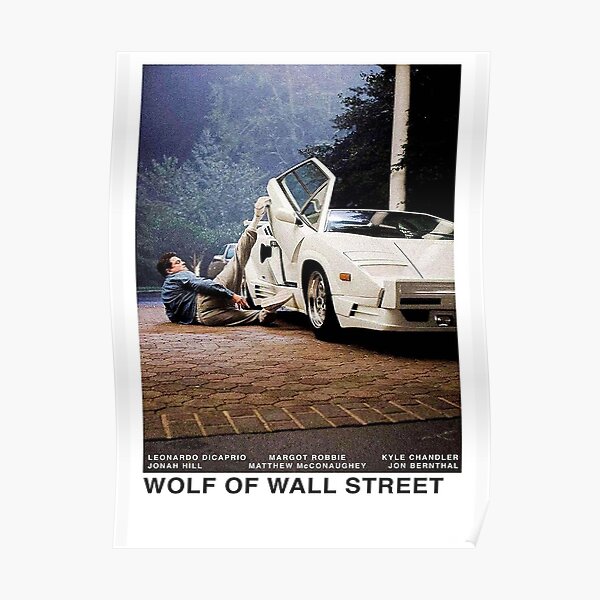 Wolf der Wall Street Poster Poster