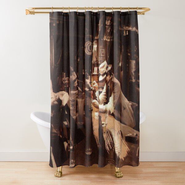 Through The Out Door Cover Shower Curtain