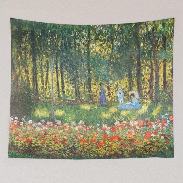 Item preview, Claude Monet's The Artist's Family in the Garden designed and sold by mosfunky.